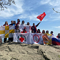 Патриотическая акция «Знамя Победы на вершине горы Бештау»